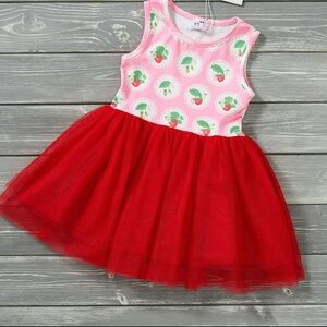 Girls size 6/6x Simply Strawberry Pete and Lucy dress. NWT